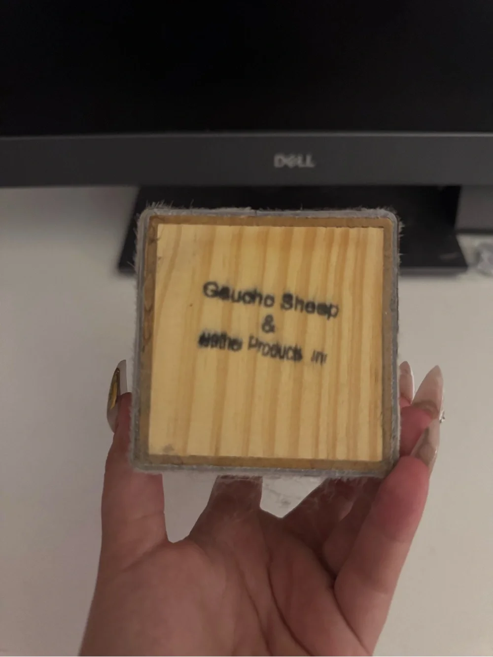 cowhide pen holder